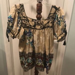 Eci Square Neck Blouse